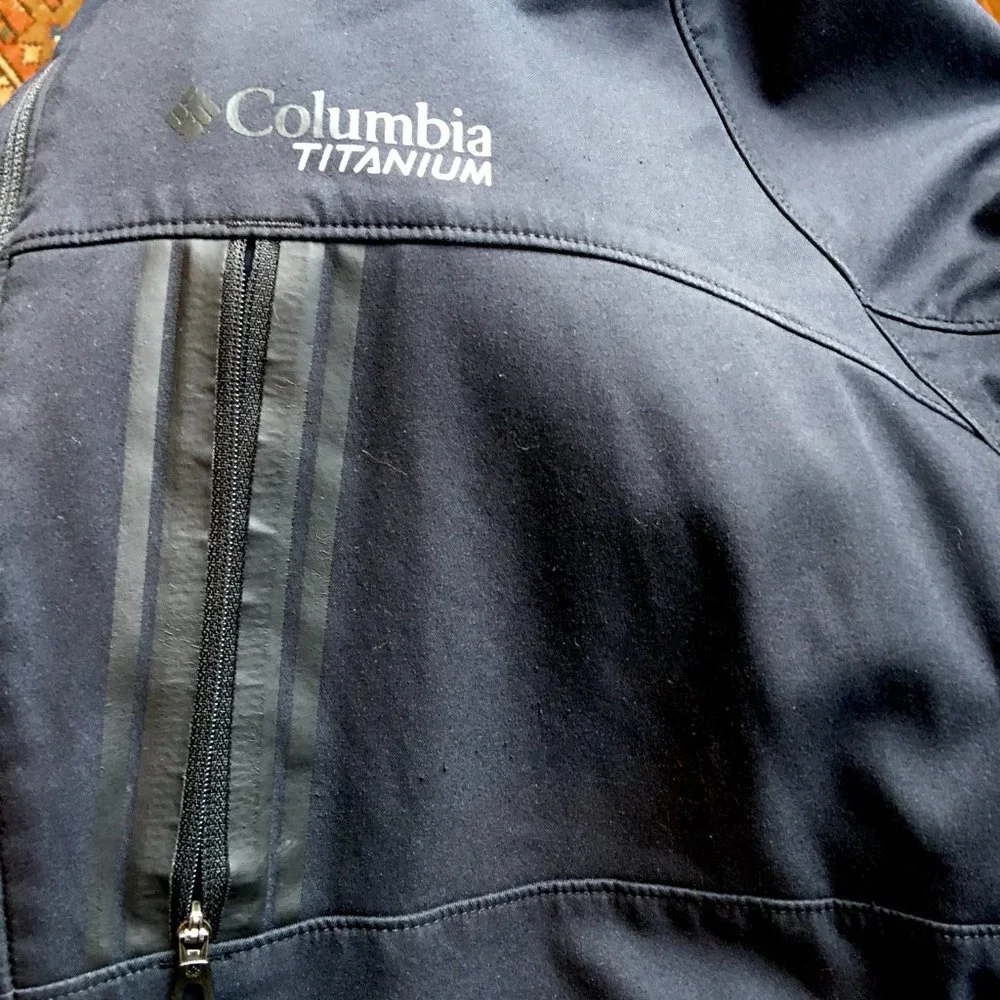 Columbia Titanium Full Zip Men's XXL Jacket Black